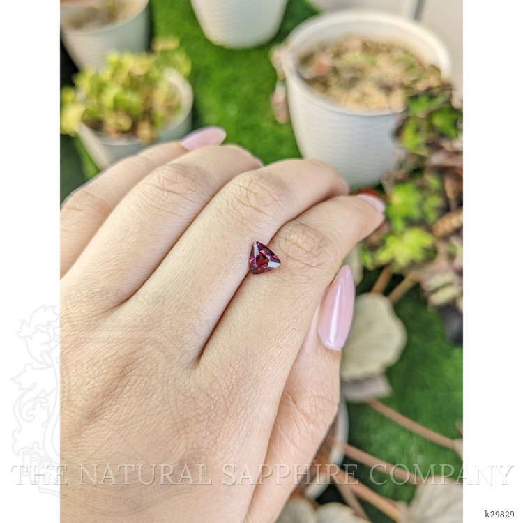 1.18 Ct. Purplish Pink Rhodolite Garnet from Ceylon (Sri Lanka)