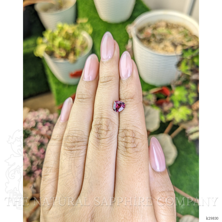 1.07 Ct. Purplish Pink Rhodolite Garnet from Ceylon (Sri Lanka)