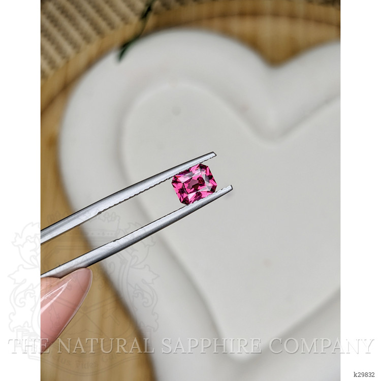 0.88 Ct. Purplish Pink Rhodolite Garnet from Ceylon (Sri Lanka)
