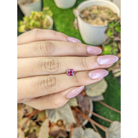 0.88 Ct. Purplish Pink Rhodolite Garnet from Ceylon (Sri Lanka) Life Style