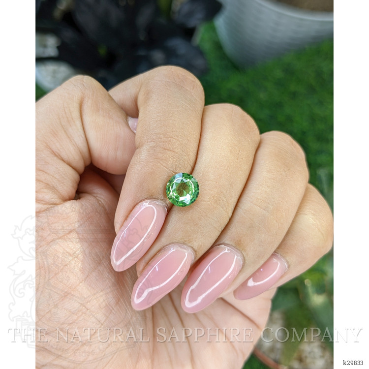 1.61 Ct. Tsavorite Garnet from Tanzania