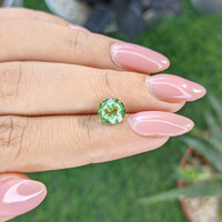 1.61 Ct. Tsavorite Garnet from Tanzania Life Style
