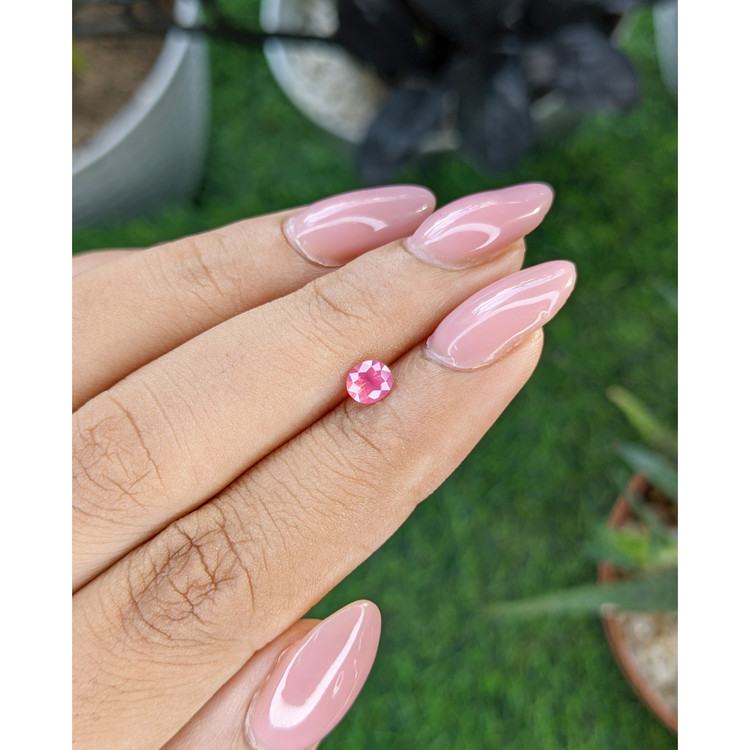 0.42 Ct. Pink Spinel from Tanzania