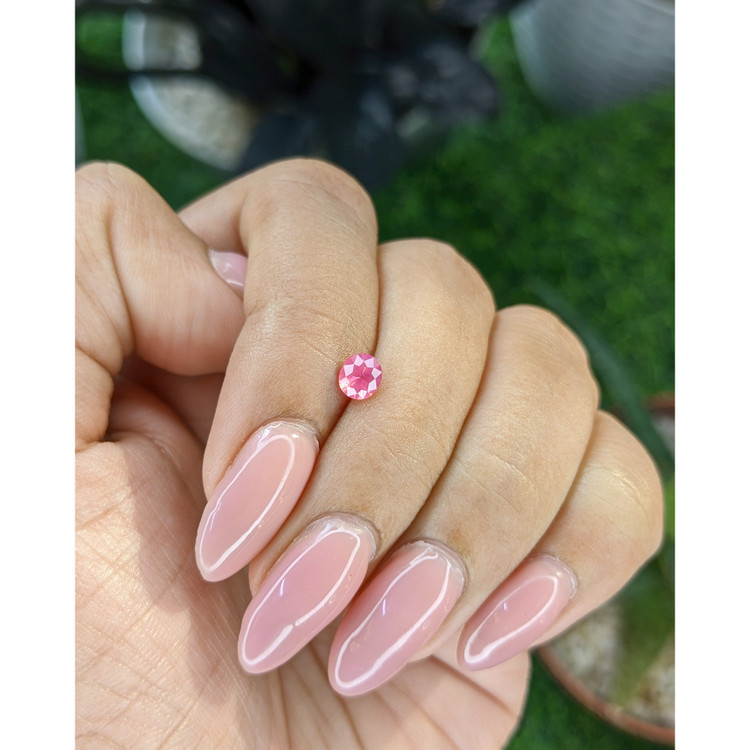 0.42 Ct. Pink Spinel from Tanzania