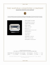 1.61 Ct. White Moonstone from Ceylon (Sri Lanka) Scan Report