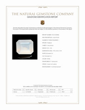 2.96 Ct. White Moonstone from Ceylon (Sri Lanka) Scan Report