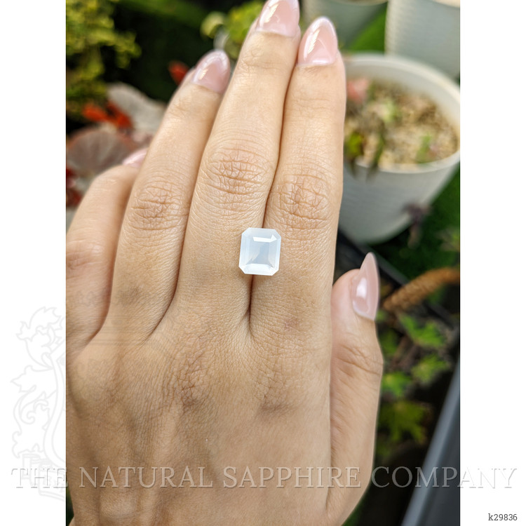 2.96 Ct. White Moonstone from Ceylon (Sri Lanka)