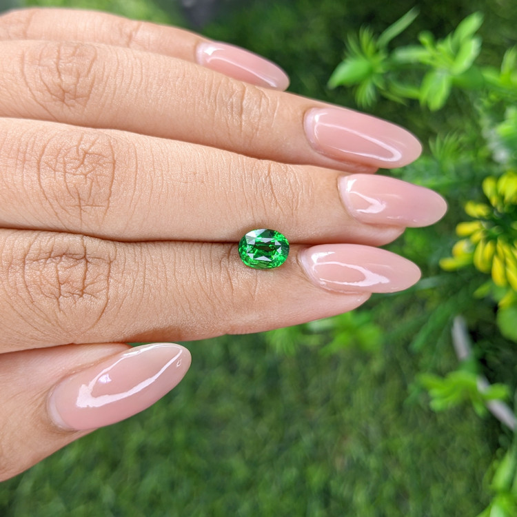 1.52 Ct. Tsavorite Garnet from Tanzania