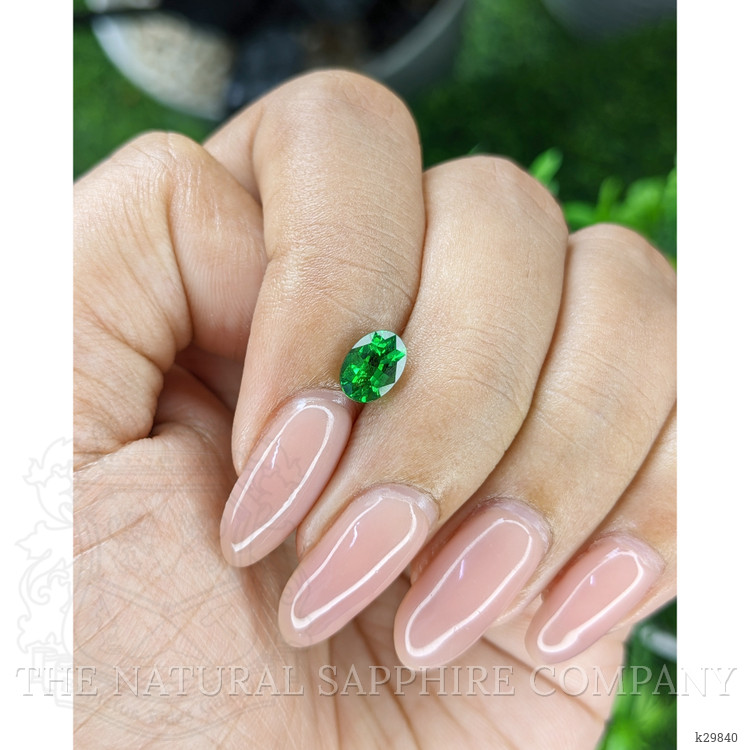 1.01 Ct. Tsavorite Garnet from Tanzania