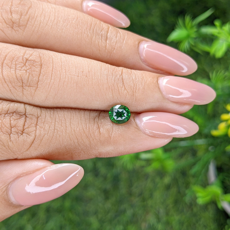 1.03 Ct. Tsavorite Garnet from Tanzania