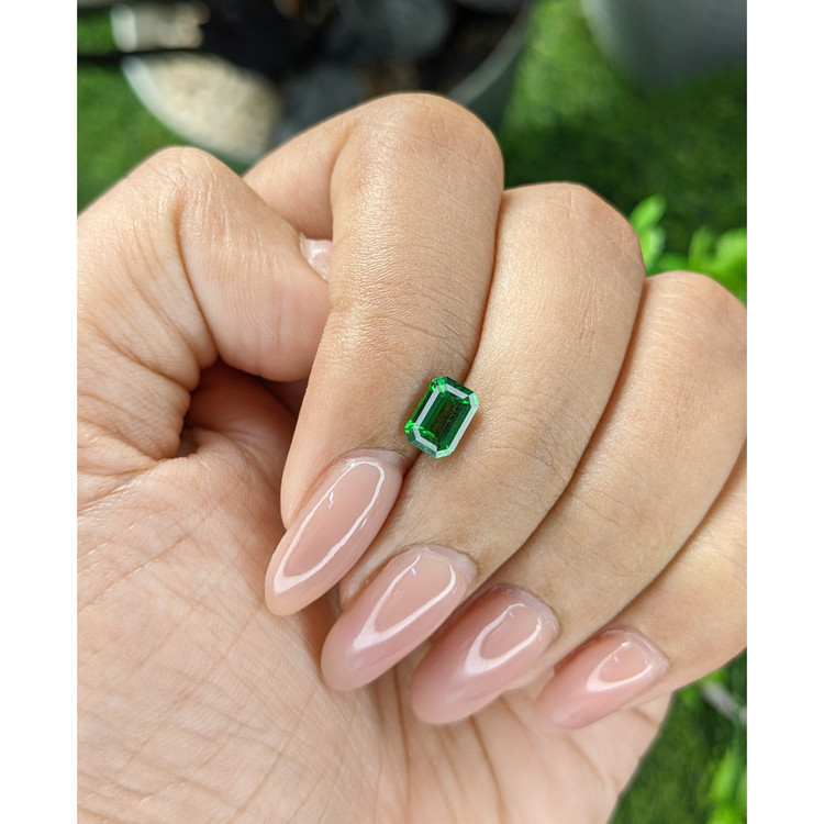 1.06 Ct. Tsavorite Garnet from Tanzania