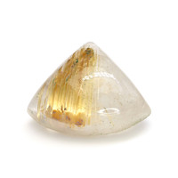 10.42 Ct. Yellow Cabochon Rutilated Quartz from Ceylon (Sri Lanka) Video