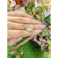 10.42 Ct. Yellow Cabochon Rutilated Quartz from Ceylon (Sri Lanka) Life Style