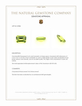 6.64 Ct. Chrysoberyl from Ceylon (Sri Lanka) Appraisal