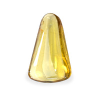 4.69 Ct. Yellow Cabochon Zircon from Ceylon (Sri Lanka) Video