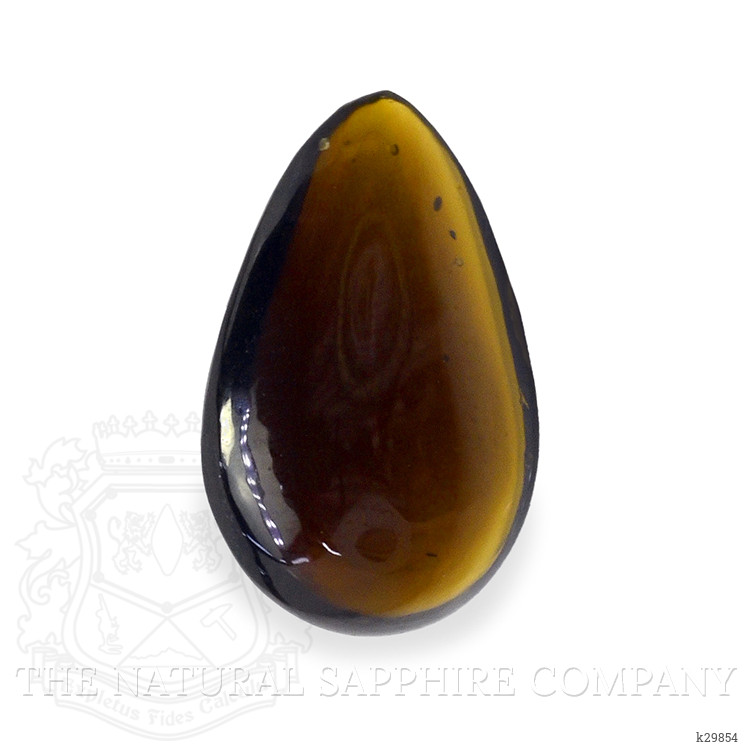 4.09 Ct. Greenish Brown Cabochon Tourmaline from Ceylon (Sri Lanka)