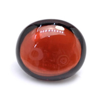 2.90 Ct. Red Cabochon Garnet from Ceylon (Sri Lanka) Video