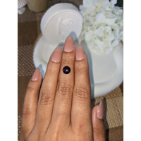 2.23 Ct. Purple Cabochon Star Spinel from Ceylon (Sri Lanka) Life Style