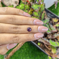 2.23 Ct. Purple Cabochon Star Spinel from Ceylon (Sri Lanka) Life Style