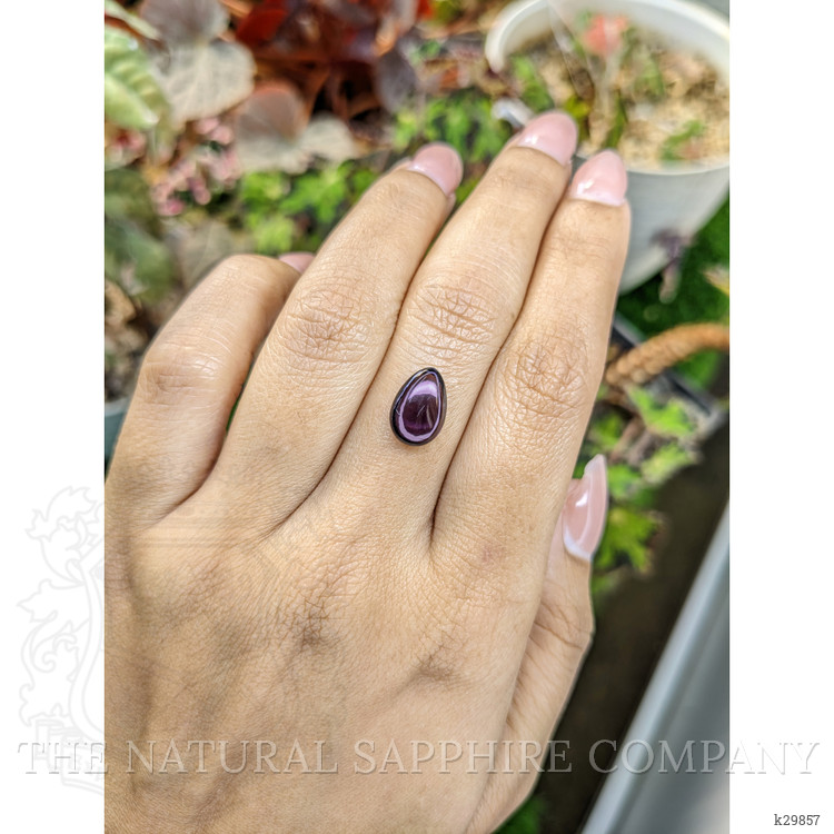 2.97 Ct. Purple Cabochon Spinel from Ceylon (Sri Lanka)