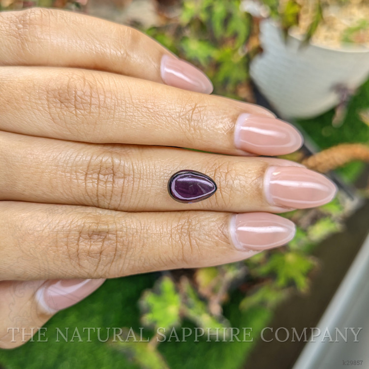 2.97 Ct. Purple Cabochon Spinel from Ceylon (Sri Lanka)