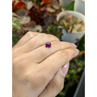 1.65 Ct. Reddish Purple Garnet from Ceylon (Sri Lanka) Life Style