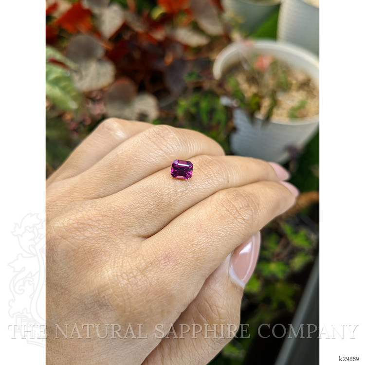 1.65 Ct. Reddish Purple Garnet from Ceylon (Sri Lanka)