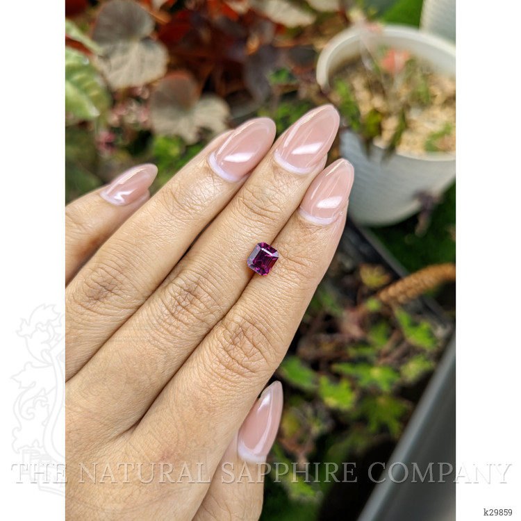 1.65 Ct. Reddish Purple Garnet from Ceylon (Sri Lanka)
