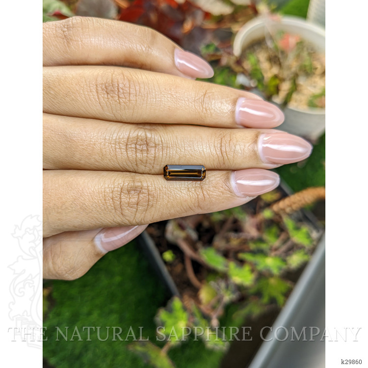2.03 Ct. Greenish Brown Tourmaline from Ceylon (Sri Lanka)