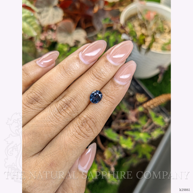 2.01 Ct. Blue Spinel from Ceylon (Sri Lanka)