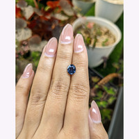 2.01 Ct. Blue Spinel from Ceylon (Sri Lanka) Life Style