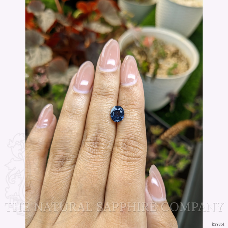 2.01 Ct. Blue Spinel from Ceylon (Sri Lanka)