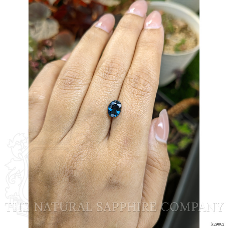 1.62 Ct. Greenish Blue Cobalt Spinel from Ceylon (Sri Lanka)