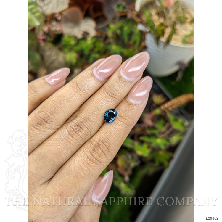 1.62 Ct. Greenish Blue Cobalt Spinel from Ceylon (Sri Lanka)
