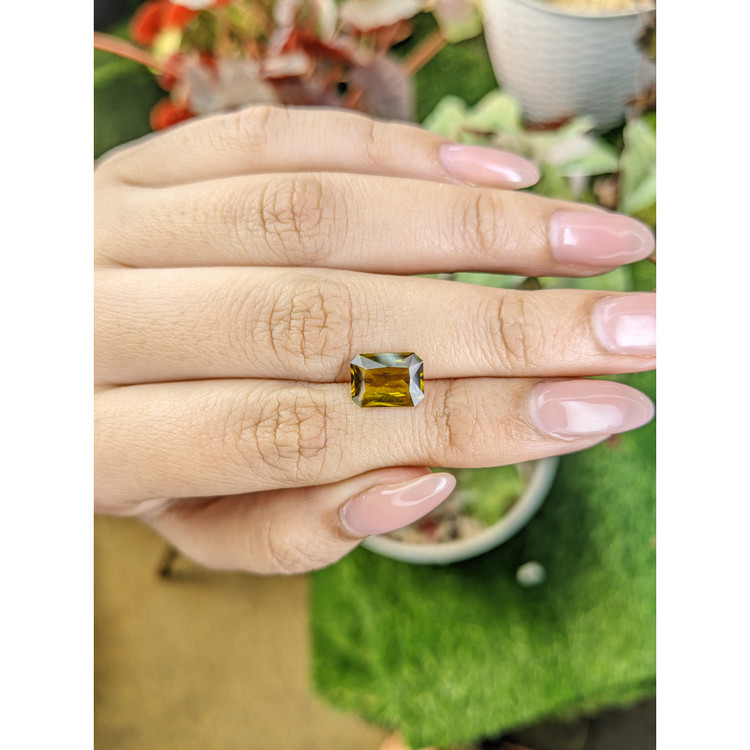 2.13 Ct. Brownish Yellow Tourmaline from Tanzania