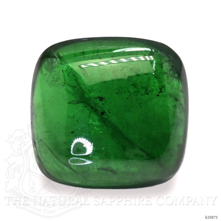4.63 Ct. Cabochon Tsavorite Garnet from Tanzania