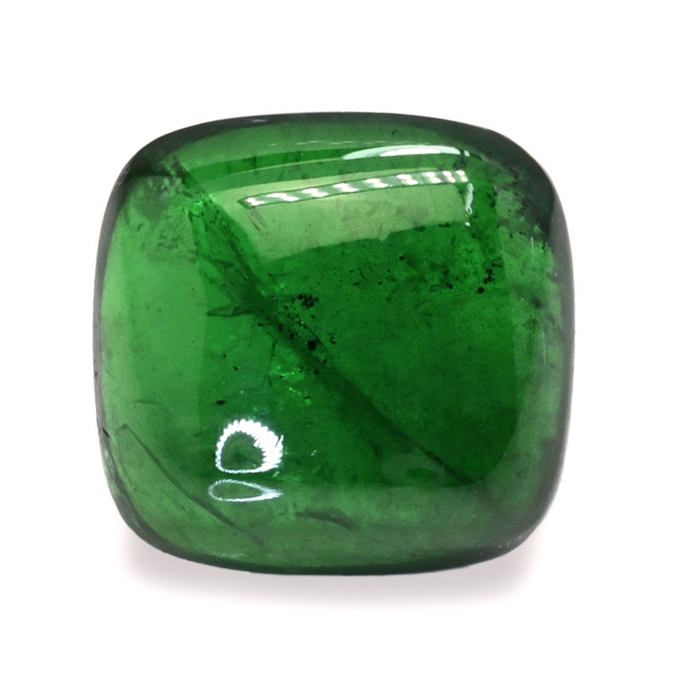 4.63 Ct. Cabochon Tsavorite Garnet from Tanzania