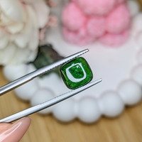 4.63 Ct. Cabochon Tsavorite Garnet from Tanzania Life Style