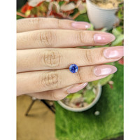 1.17 Ct. Violetish Blue Tanzanite from Tanzania Life Style