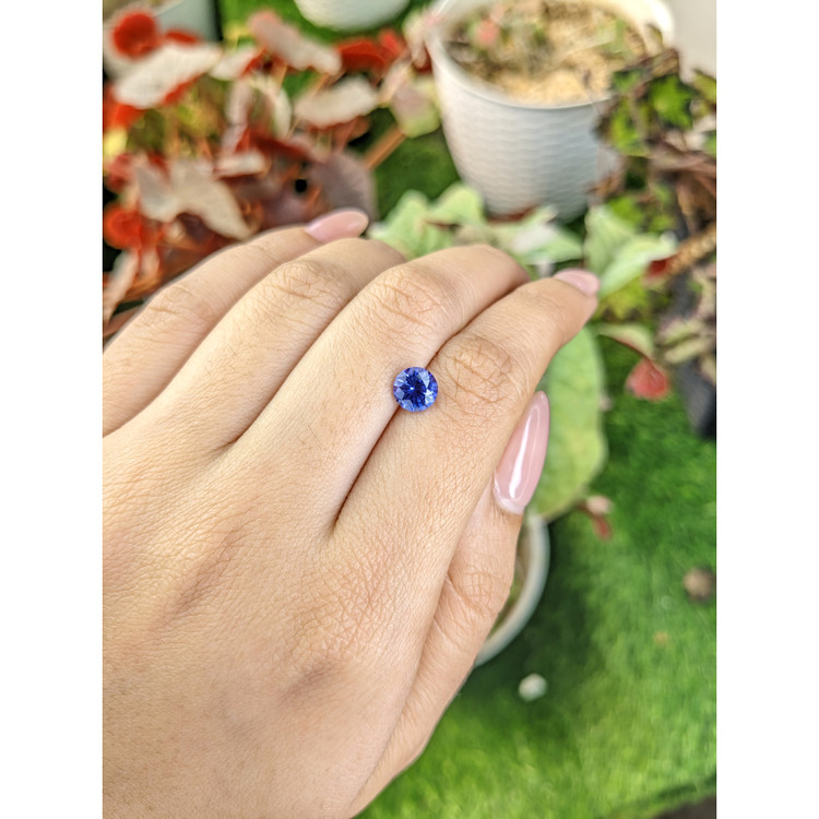 1.17 Ct. Violetish Blue Tanzanite from Tanzania