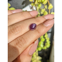 4.36 Ct. Purple Star Spinel from Ceylon (Sri Lanka) Life Style