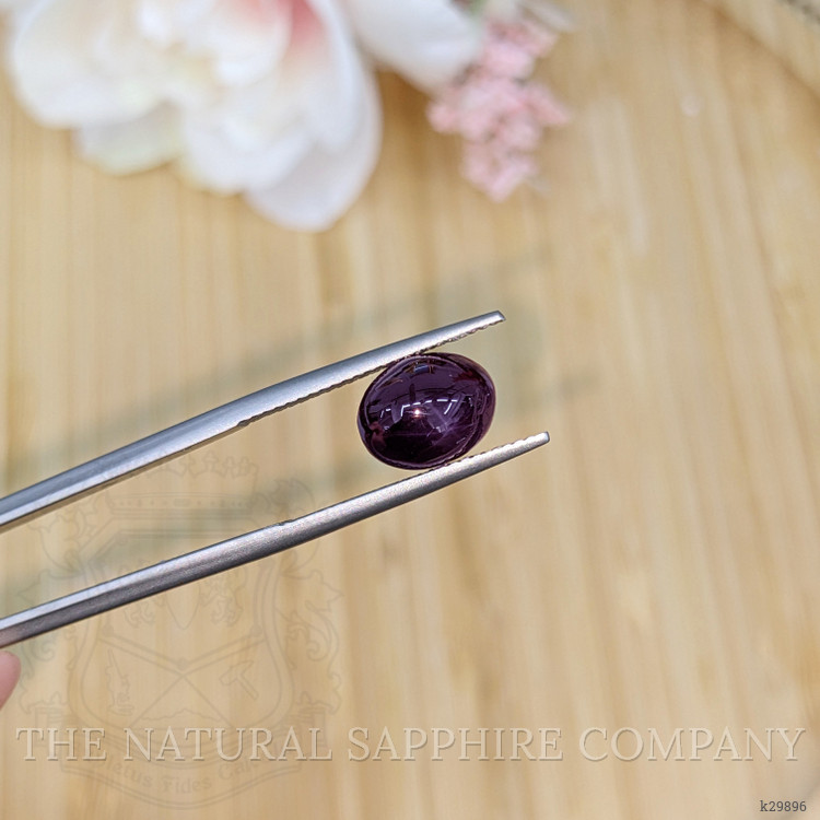 4.36 Ct. Purple Star Spinel from Ceylon (Sri Lanka)