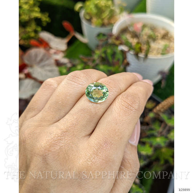 5.95 Ct. Yellowish Green Prasiolite from Brazil