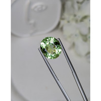 5.95 Ct. Yellowish Green Prasiolite from Brazil Life Style