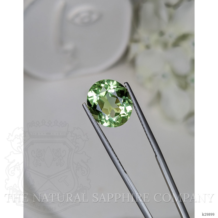 5.95 Ct. Yellowish Green Prasiolite from Brazil