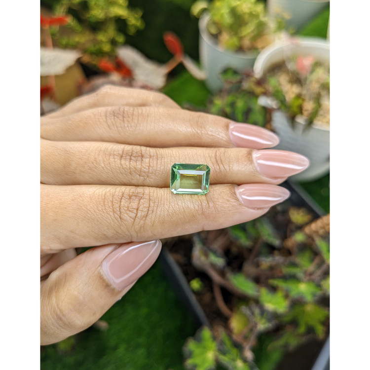 5.77 Ct. Green Prasiolite from Brazil