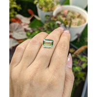 5.77 Ct. Green Prasiolite from Brazil Life Style