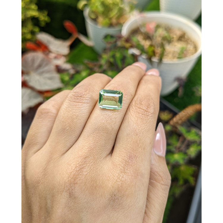 5.77 Ct. Green Prasiolite from Brazil