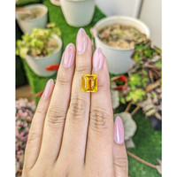 6.08 Ct. Yellow Citrine from Brazil Life Style
