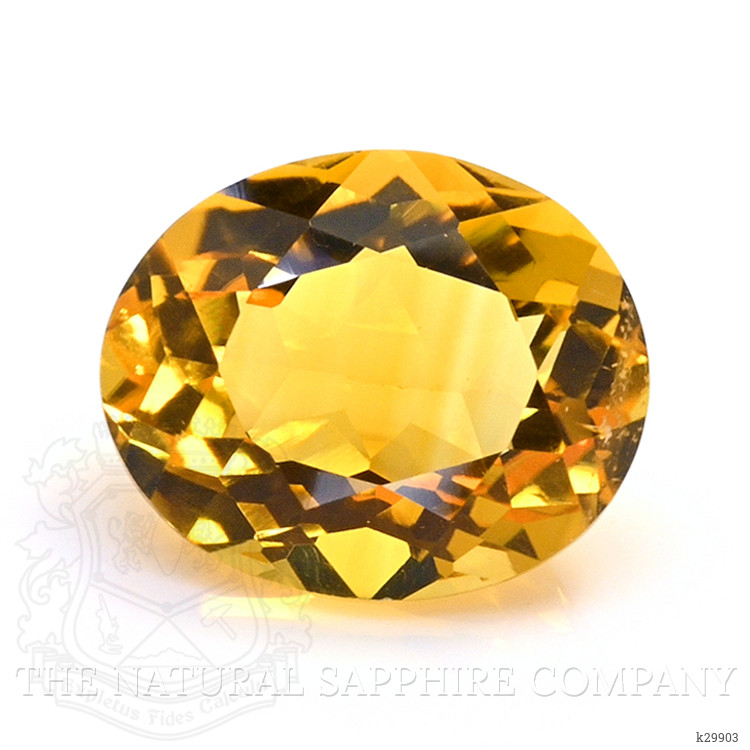 5.59 Ct. Orangish Yellow Citrine from Brazil